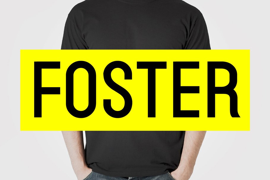 Przykładowa czcionka Foster #1